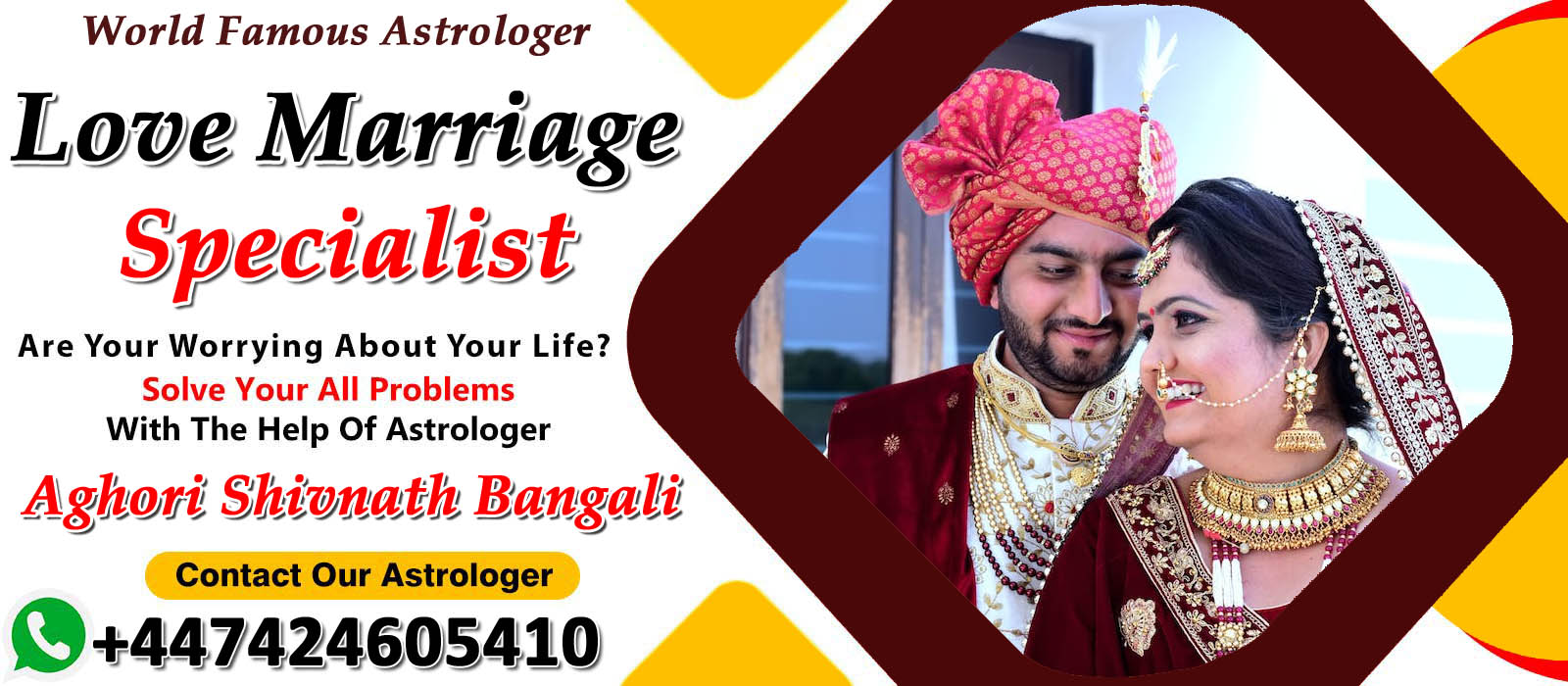 Famous Astrologer Aghori Shivnath Bangali Ji +447424605410